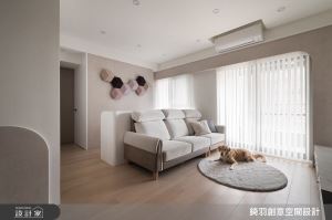 藝術塗料創作溫柔侘寂風，解放格局讓屋主許願的更衣室、書房都成真！_視覺圖