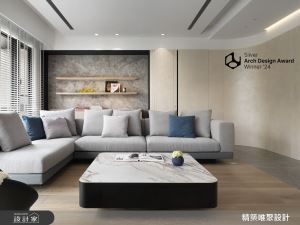 多元異材質拼接，綻放優雅風采！打開豪宅的尺度，一舉奪下2024 Arch Design Award 銀獎_視覺圖