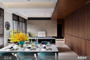 寧靜木質調的日式現代風！打造開闔自如的多功能房外，更讓海量收納與門片不留痕跡_視覺圖