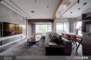 120坪給父母的輕奢華風退休宅，混搭建材、保有空間深度讓人與大型犬享優雅避風港_視覺圖