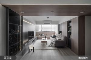 30坪老屋煥顏新生！窗邊臥榻、玻璃拉門的餐廚區與時尚系統收納，創造內外兼修現代宅_視覺圖