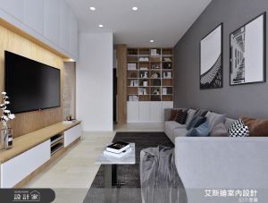 徜徉時尚摩登現代宅！遊走簡約白與灰色調，吧檯與系統收納創造機能與美學的儀式生活感_視覺圖