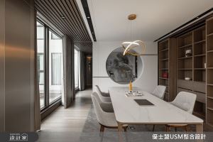 透天別墅以西式思維融合中式設計，打造清新明亮的度假感飯店豪邸_視覺圖
