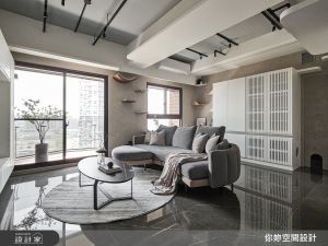 用19坪混搭侘寂風，為屋主與貓孩打造時髦療癒的共樂天堂！_視覺圖