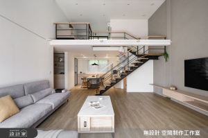 自地自建的45坪毛胚屋，變身「夢幻樓中樓」！一家四口的慢生活由此而始_視覺圖