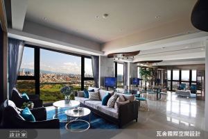 62.65坪毛胚屋延攬新店溪風光!讓現代語彙與深色木質交融雅痞生活_視覺圖