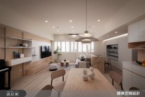 簡約風木系宅處處是玄機！全室低甲醛建材＆無醛處理，讓預售屋體現醫師理想 3+1 房舒適格局_視覺圖