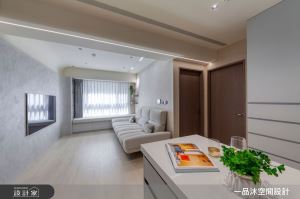 17坪新婚宅的理想預算裝修提案!讓寬敞中島與窗邊臥榻陪你度過療癒生活_視覺圖