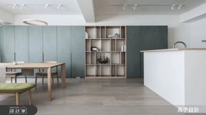 老屋翻修24坪現代風小宅，以深墨綠與洞洞板開展家的新秩序_視覺圖