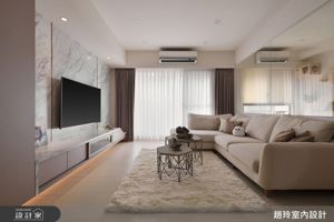 桃園21坪中古屋翻新全紀錄，柔粉調現代宅演繹生活的細膩層次_視覺圖