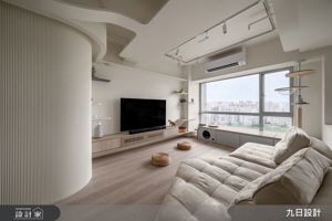 三房改一房，讓生活與空間都更寬敞！25坪老屋翻新混搭日系×北歐風，打造人貓共居的溫馨日常_視覺圖