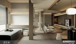 享受時間緩慢流動的 23 坪精品小宅！金屬網取代傳統隔間創造流動，打造櫥窗藝術般的質感生活_視覺圖