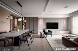 30坪現代風開放式住宅，木質x水泥色打造溫暖明亮的質感新成屋_視覺圖