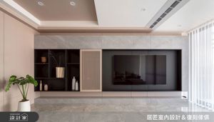 48坪現代簡約透天宅，異材質層次與流暢動線營造多功能生活空間_視覺圖