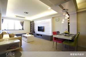 開放又簡約的現代客廳設計_視覺圖