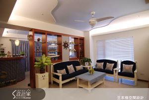 居家燈光趣味設計 水族箱也能成為入門玄關燈柱_視覺圖