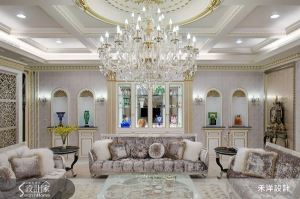 新古典客廳─奢華之餘也要搞時尚_視覺圖