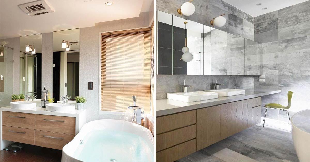 一人一半，感情不會散！12款衛浴雙洗手台，趕著出門，也不必上演洗手台爭奪戰！