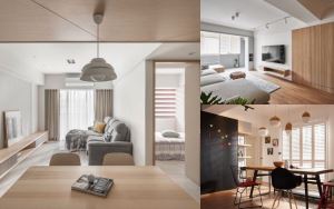 木質調居家不是無印風專利！木地板、木紋磚、木作貼皮與油漆塗料不同佔比的居家裝潢建議_視覺圖