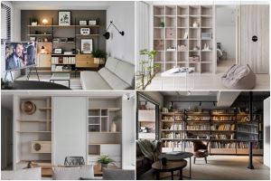 書櫃選擇指南：壁掛、落地、系統收納，如何選對尺寸和材質？_視覺圖