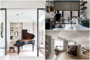 5 個音樂迷居家設計實例，讓音樂融入生活，從鋼琴、吉他、琵琶收納，通通包辦！_視覺圖