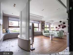 【TV】狹長格局暢行無阻！大人小孩都圈粉的低奢莫蘭迪_視覺圖