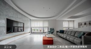 【TV】跳脫空間框架 打造純白現代曲面流線宅_視覺圖