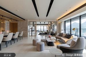 【TV】打造典雅宴客空間 百坪現代歡聚宅將河岸景致盡收眼底_視覺圖