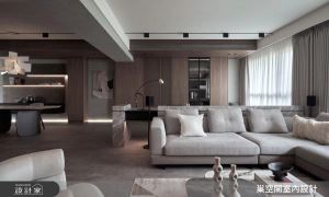 【TV】70坪摩登現代宅 以光影變化打造深色系質感居家_視覺圖