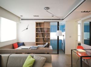 【舒適小住宅】小坪數有救了!搭配旋轉家具，11坪創造超高坪效，1房變2房_視覺圖