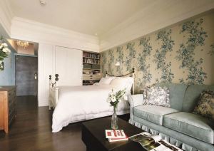 【超強隔間術】9坪拿掉浴缸，多了更衣室空間!好氣質灰藍色英式優雅空間_視覺圖