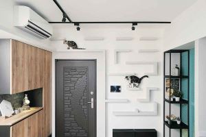 自由跳躍奔跑，貓咪家族歡喜生活的工業風新居_視覺圖