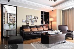 懷舊的美式現代宅_視覺圖