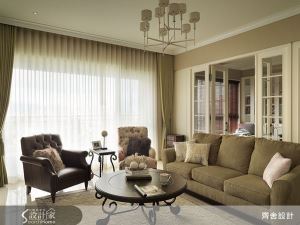 俐落線條 打造典雅沉靜的美式古典宅_視覺圖