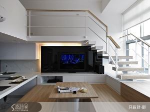 挑高房型作出紐約LOFT風格都會宅_視覺圖