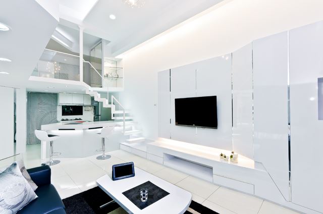 科技光感的幾何設計空間