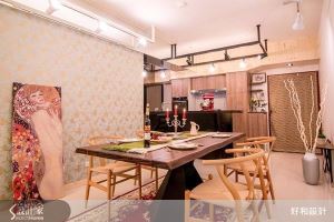 餐廚合一 法式藍帶總鋪師的現代鄉村中島廚房_視覺圖