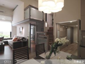 克服夾層壓迫感，打造25坪三房兩廳現代好宅_視覺圖