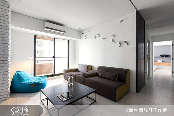 黑白灰三重奏，明亮清爽的現代風居家設計