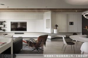 以流線造型帶出設計感，用現代風格打造舒適自然的優雅居所_視覺圖