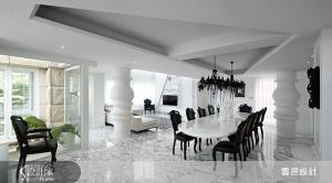 黑白純色幻境 絕美藝術的百坪別墅_視覺圖