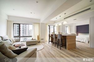 將飯店舒適機能搬回家，淺色調營造休閒美式風貌_視覺圖