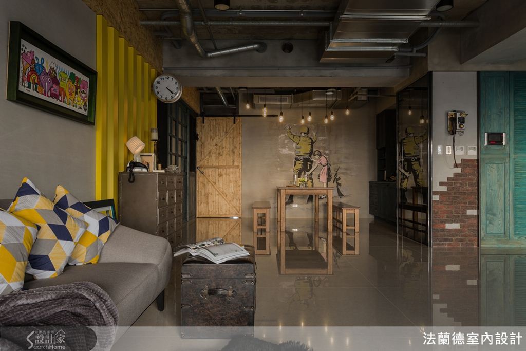 大玩材質遊戲，獨特又具強烈風格的 Loft 品味居家