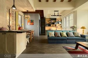 注重健康、舒適的開放式格局，結合藝術手感的原味住宅_視覺圖