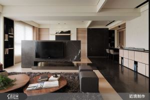 決定性格局、動線安排，豐富的材質與風格融合，創造剛柔並濟的人文居宅_視覺圖