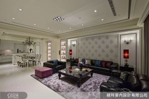 淨白輪廓融合精緻框線語彙，演繹優雅華貴的現代新古典_視覺圖