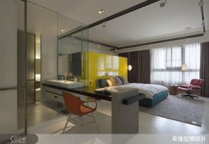 色彩撞擊出45坪烗目摩登家庭_視覺圖