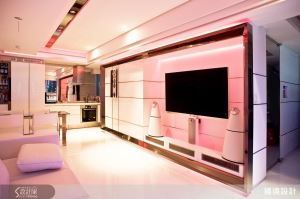 量身打造都會純白精品飯店宅，情境燈光設計更顯精工質感_視覺圖