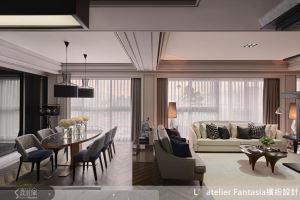 在新古典與摩登元素中，搭起橋樑的雋永空間！_視覺圖