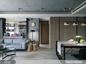 冷暖材質混搭 輕工業風的生活感居家_視覺圖